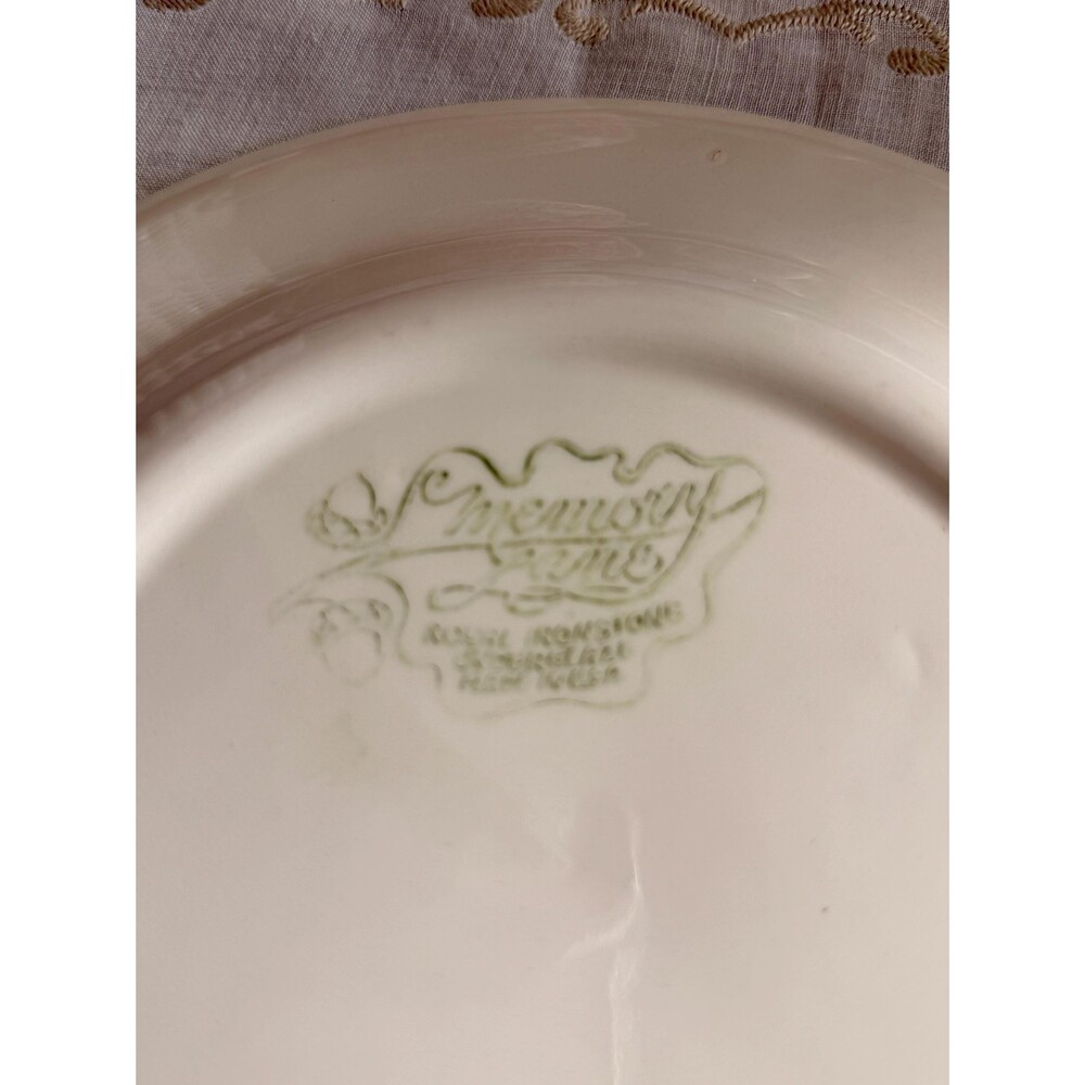 Vintage Memory Lane Royal Ironstone Dinner Plate – Red Transferware - Picture 7 of 7